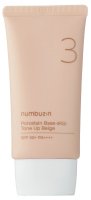 Numbuzin - No 3 Porcelain Base-skip Tone Up Beige SPF50+ PA++++ - Tonujący krem do twarzy 3w1 - 50 ml