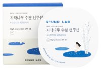Round Lab - Birch Juice Sun Cushion - Nawilżający krem przeciwsłoneczny w poduszce - SPF50 - 50 ml