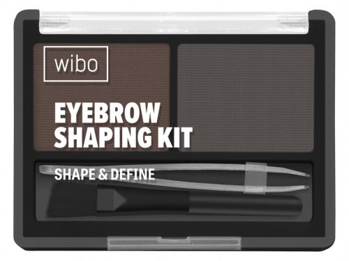 WIBO - Eyebrow Shaping Kit - Shape & Definie - Zestaw do makijażu brwi - 1,4 g - 5 Black Brown