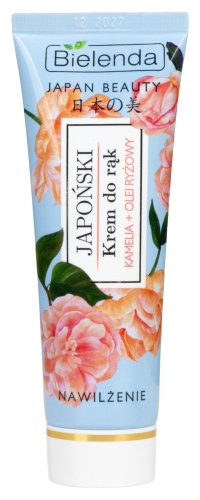 Bielenda - JAPAN BEAUTY - Japoński krem do rąk - Kamelia + Olej ryżowy - 50 ml