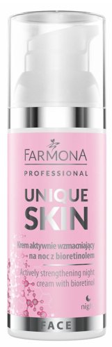 Farmona Professional - Unique Skin - Actively Strengthening Night Cream With Bioretinol - Aktywnie wzmacniający krem do twarzy na noc z bioretinolem - 50 ml 