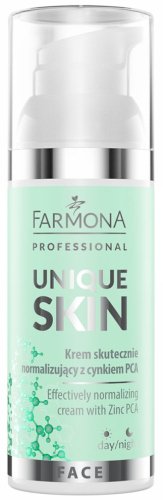Farmona Professional - Unique Skin - Effectively Normalizing Cream with Zinc PCA - Krem skutecznie normalizujący do twarzy  cynkiem PCA - 50 ml