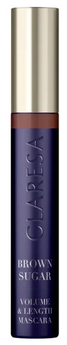 CLARESA - Brown Sugar - Volume & Length Mascara - Brązowy pogrubiająco-wydłużający tusz do rzęs - 10 g 