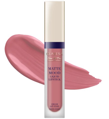 CLARESA - Care All Day - Matte Mood Liquid Lipstick - Matowa pomadka do ust w płynie - 7 ml - 04 Overjoy