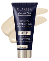 CLARESA - Care All Day - Beauty Protective Foundation - Nawilżający podkład z filtrem SPF50 - 30 ml - 0N Fair Neutral - 0N Fair Neutral