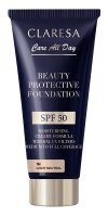 CLARESA - Care All Day - Beauty Protective Foundation - Nawilżający podkład z filtrem SPF50 - 30 ml