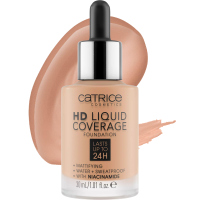 Catrice - HD LIQUID COVERAGE FOUNDATION - Wodoodporny podkład kryjący do twarzy - 30 ml - 044 - DEEPLY ROSE - 044 - DEEPLY ROSE
