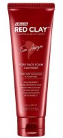 Missha - Amazon Red Clay - Pore Pack Foam Cleanser - Oczyszczająca pianka do twarzy - 120 ml