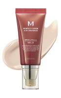 Missha - Perfect Cover BB Cream - BB Cream SPF42 PA+++ - 50 ml - No.21 Light Beige - No.21 Light Beige
