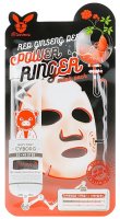 Elizavecca - Red Gingeng Deep Power Ringer Mask - Maska w płachcie z żeń-szeniem - 23 ml