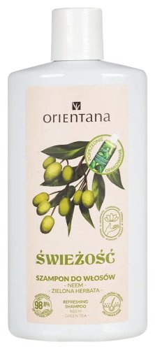 ORIENTANA - Refreshing Shampoo - Neen and Green Tea - Orzeźwiający szampon do włosów - Neem i zielona herbata - 210 ml