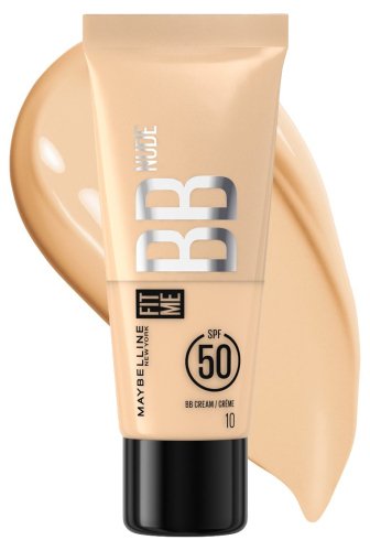 MAYBELLINE - Fit Me - BB Nude - Krem BB SPF50 - 30 ml - 10