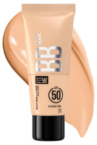MAYBELLINE - Fit Me - BB Nude - Krem BB SPF50 - 30 ml - 20 