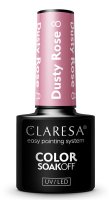 CLARESA - COLOR SOAKOFF UV/LED - Dusty Rose - Lakier hybrydowy do paznokci - 5 g