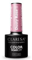 CLARESA - COLOR SOAKOFF UV/LED - Dusty Rose - Lakier hybrydowy do paznokci - 5 g