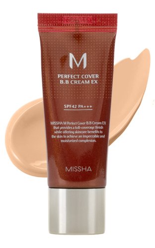 Missha - Perfect Cover BB Cream - Krem BB SPF42 PA+++ - 20 ml - No.26 Natural Caramel
