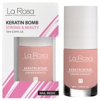 La Rosa - Nail Medic - Keratin Bomb - Odżywka do paznokci z keratyną - 10 ml