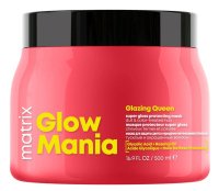 Matrix - Glow Mania - Glazing Queen- Super Gloss Protecting Mask - Intensywnie nabłyszczająca maska do włosów farbowanych - 500 ml