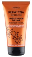 Joanna - Keratyna - Keratin Hair Mask - Odbudowująca maska do włosów szorstkich, matowych, łamliwych i zniszczonych - 150 g