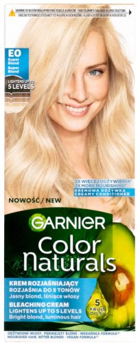 GARNIER - COLOR NATURALS Creme - Krem rozjaśniający do włosów - E0 Super Blond