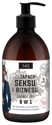 LaQ - SHOWER GEL - Żel pod prysznic dla mężczyzn 8w1 - Doberman - 500 ml