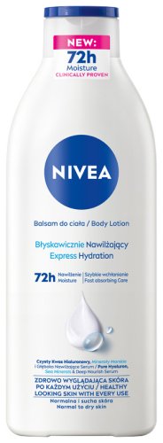 Nivea - Błyskawicznie nawilżający balsam do ciała - 400 ml 