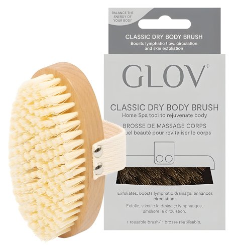GLOV - Classic Dry Body Brush - Szczotka do masażu ciała na sucho - 1 sztuka