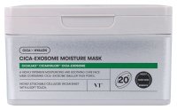 VT Cosmetics - Cica x Hyalon - Cica-Exosome Moisture Mask - Zestaw nawilżających masek do twarzy w płachcie - 20 szt.