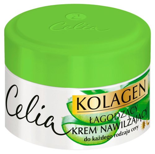 Celia - Kolagen - Łagodzący krem nailżający - Kolagen + Aloes - 50 ml