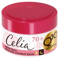 Celia - Q10 - Przeciwzmarszczkowy krem tłusty 70+ Koenzym Q10, Witaminy + Kolagen - 50 ml