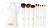 Ibra - WHITE BRUSH SET - Zestaw 8 pędzli do makijażu w saszetce 
