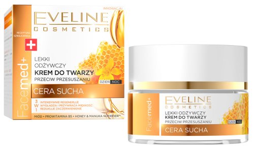 Eveline Cosmetics - FaceMed + Odżywczy krem do twarzy przeciw przesuszaniu - Cera sucha - 50 ml