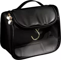 Inter-Vion - Cosmetic Bag - Damska kosmetyczka - Kuferek kosmetyczny do powieszenia - Glam Black