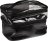 Inter-Vion - Cosmetic Bag - Duża dwupoziomowa kosmetyczka - Kuferek kosmetyczny - Glam Black