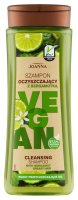 Joanna - Vegan - Cleansing Shampoo with Bergamot - Szampon oczyszczający z bergamotką - Włosy przetłuszczające się - 300 ml