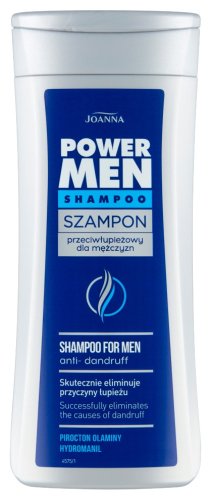 Joanna - Power Men - Anti-Dandruff Shampoo - Przeciwłupieżowy szampon dla mężczyzn - 200 ml