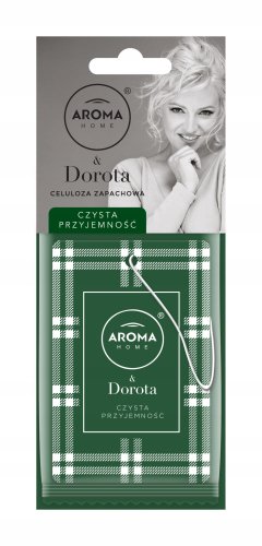 AROMA HOME & Dorota - Zawieszka zapachowa - Czysta przyjemność - 1 szt