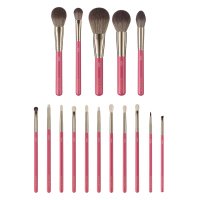 Boho Beauty - Rose Touch - 16pc. Makeup Brush Set - Zestaw 16 pędzli do makijażu twarzy i oczu