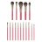 Boho Beauty - Rose Touch - 16pc. Makeup Brush Set - Zestaw 16 pędzli do makijażu twarzy i oczu