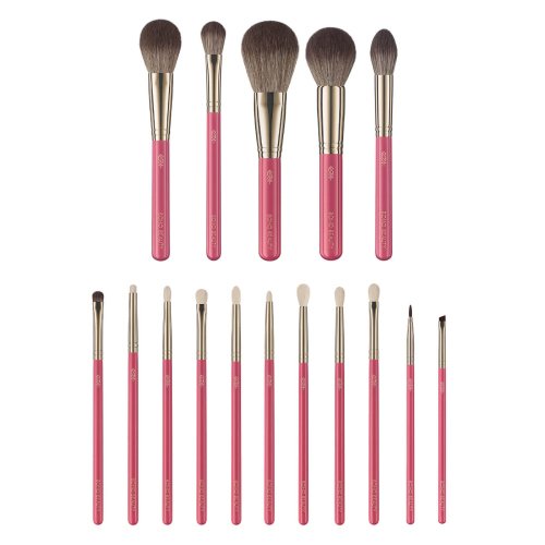 Boho Beauty - Rose Touch - 16pc. Makeup Brush Set - Zestaw 16 pędzli do makijażu twarzy i oczu