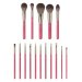 Boho Beauty - Rose Touch - 16pc. Makeup Brush Set - Zestaw 16 pędzli do makijażu twarzy i oczu