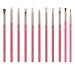 Boho Beauty - Rose Touch - 11pc. Makeup Brush Set - Zestaw 11 pędzli do makijażu oczu