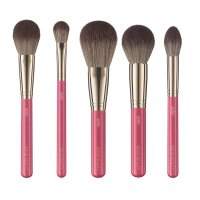 Boho Beauty - Rose Touch - 5pc. Makeup Brush Set - Zestaw 5 pędzli do makijażu twarzy