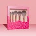 Boho Beauty - Rose Touch - 5pc. Makeup Brush Set - Zestaw 5 pędzli do makijażu twarzy