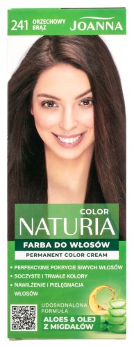 Joanna - Color Naturia - Permanent Color Cream - Farba do włosów - 241 Orzechowy Brąz