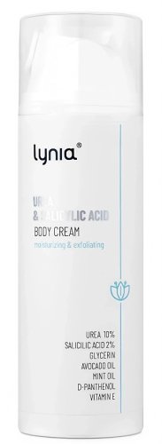 Lynia - Urea & Salicylic Acid - Body Cream - Nawilżająco-złuszczający krem do ciała z mocznikiem i kwasem salicylowym - 150 ml 