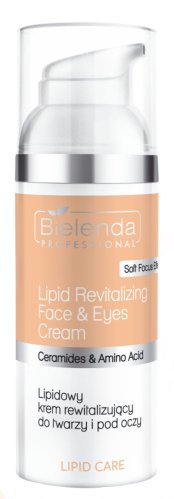 Bielenda Professional - LIPID CARE - Lipid Revitalizing Face & Eyes Cream - Lipidowy krem rewitalizujący do twarzy i pod oczy - 50 ml 