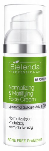 Bielenda Professional - ACNE FREE PROEXPERT - Normalizing & Mattifying Face Cream - Normalizująco-matujący krem do twarzy - 50 ml