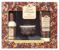 Tesori d'Oriente - Byzantium Set - Zestaw prezentowy - Kremowy żel pod prysznic 250 ml + Woda perfumowana 100 ml + Świeca zapachowa 109 g