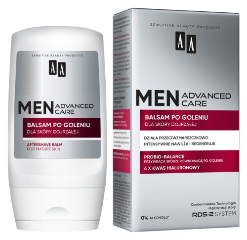 AA - MEN ADVANCED CARE - Aftershave Balm - Przeciwzmarszczkowy balsam po goleniu do skóry dojrzałej - 100 ml